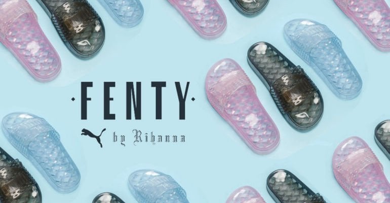 Rihanna Drops the Jelly Slide from the Fenty X Puma Collection