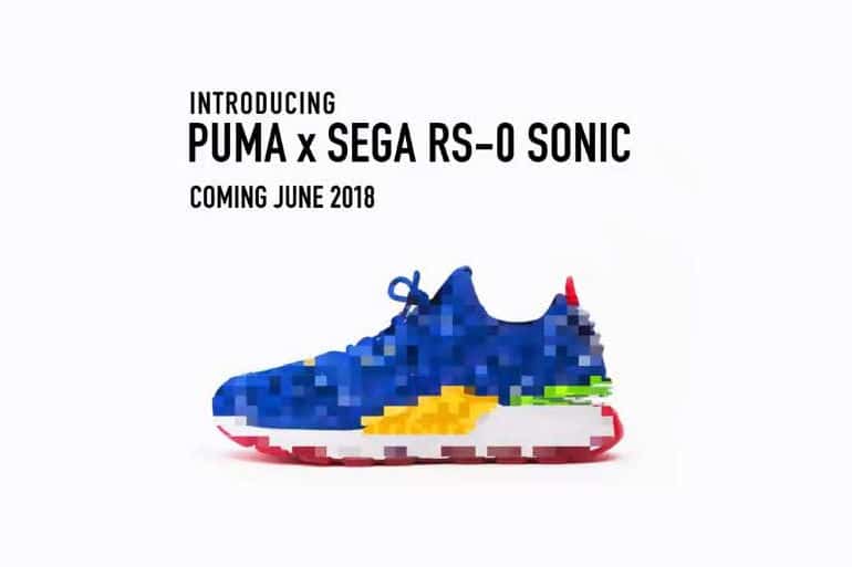 PUMA Teasers They're Collaboration With Sega For Sonic Sneaker