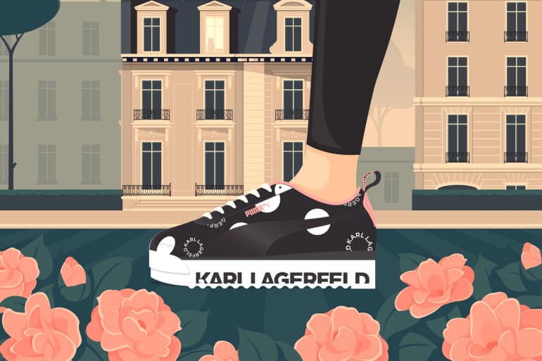PUMA X Karl Lagerfeld Introduces Two Special-Edition Sneakers