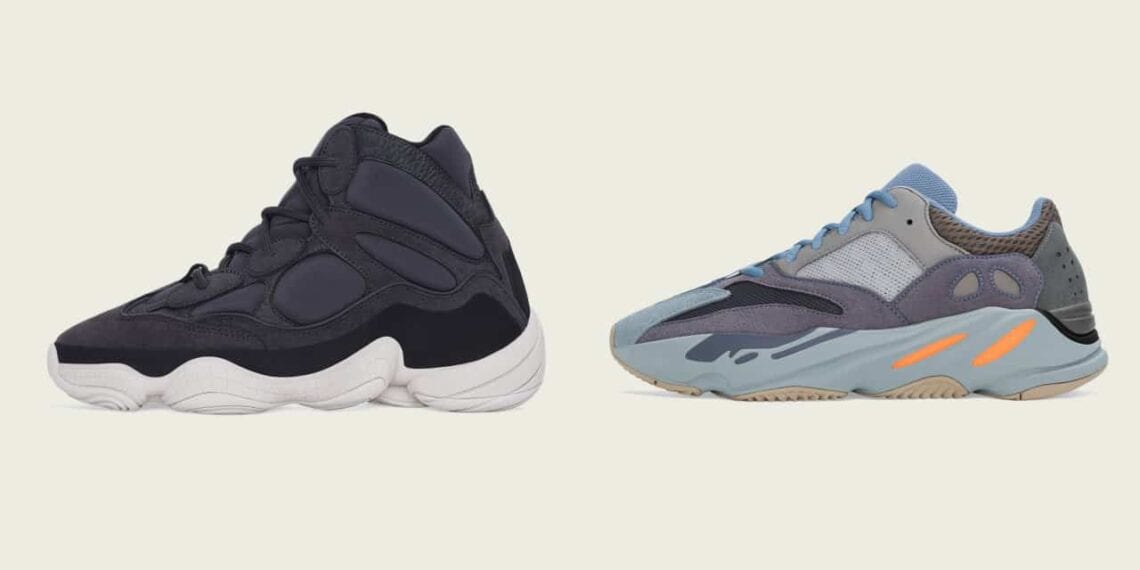 adidas Drops YEEZY 500 High Slate and YEEZY 700 Carbon Blue