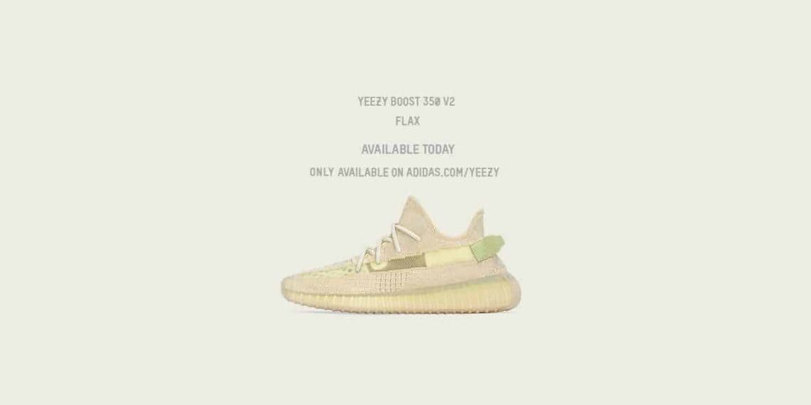 adidas Continues Kanye Partnership with YEEZY BOOST 350 V2 Flax