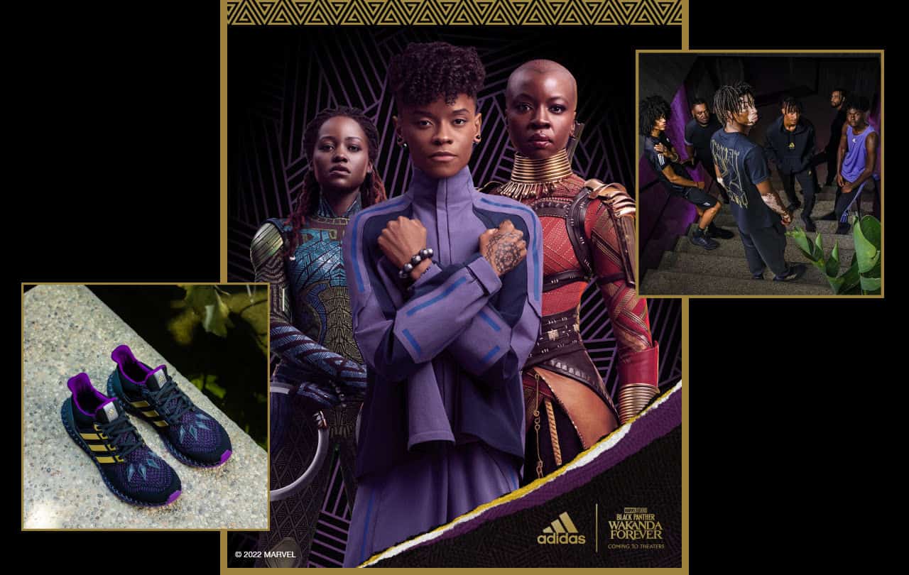 badminton Implement Rejse adidas X Marvel Brings Black Panther: Wakanda Forever Collection