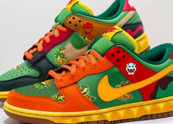 Bowser Nike Dunk Low Sneakers