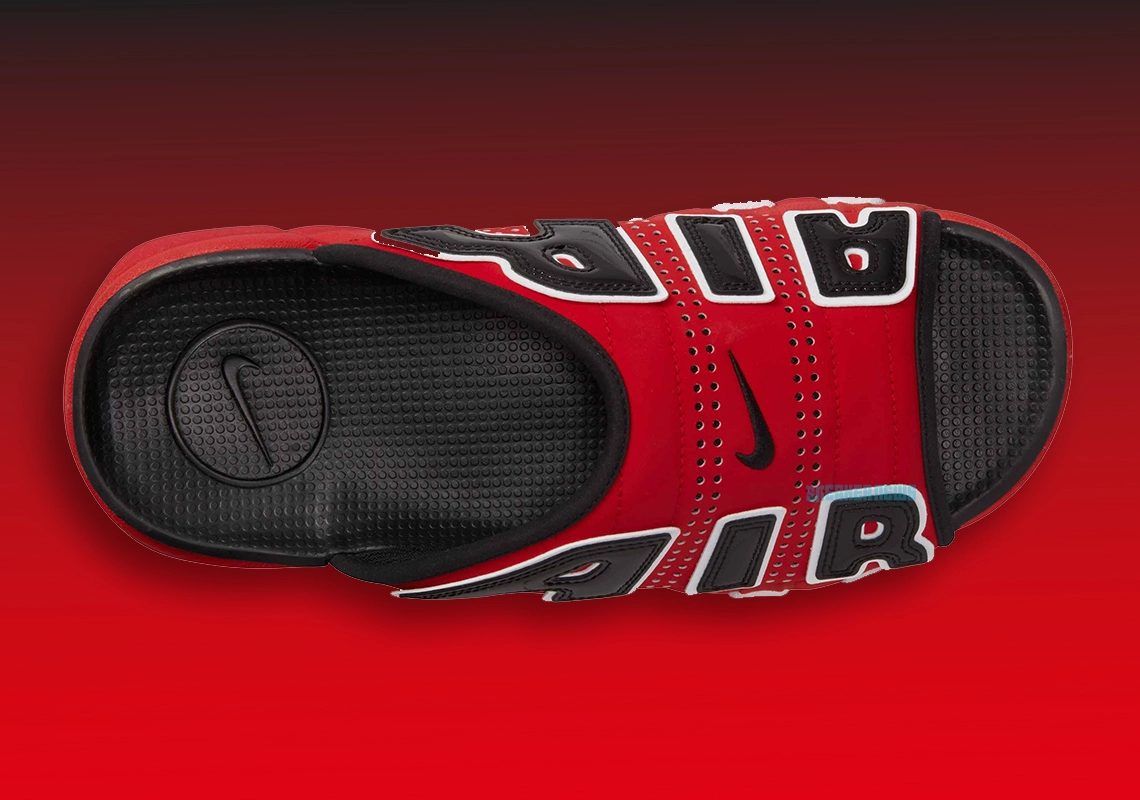 Nike Air More Uptempo Slide Red/Black