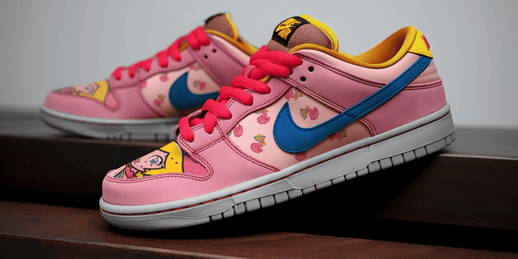 Nike-Princess-Peach Sneakers Dunk Low