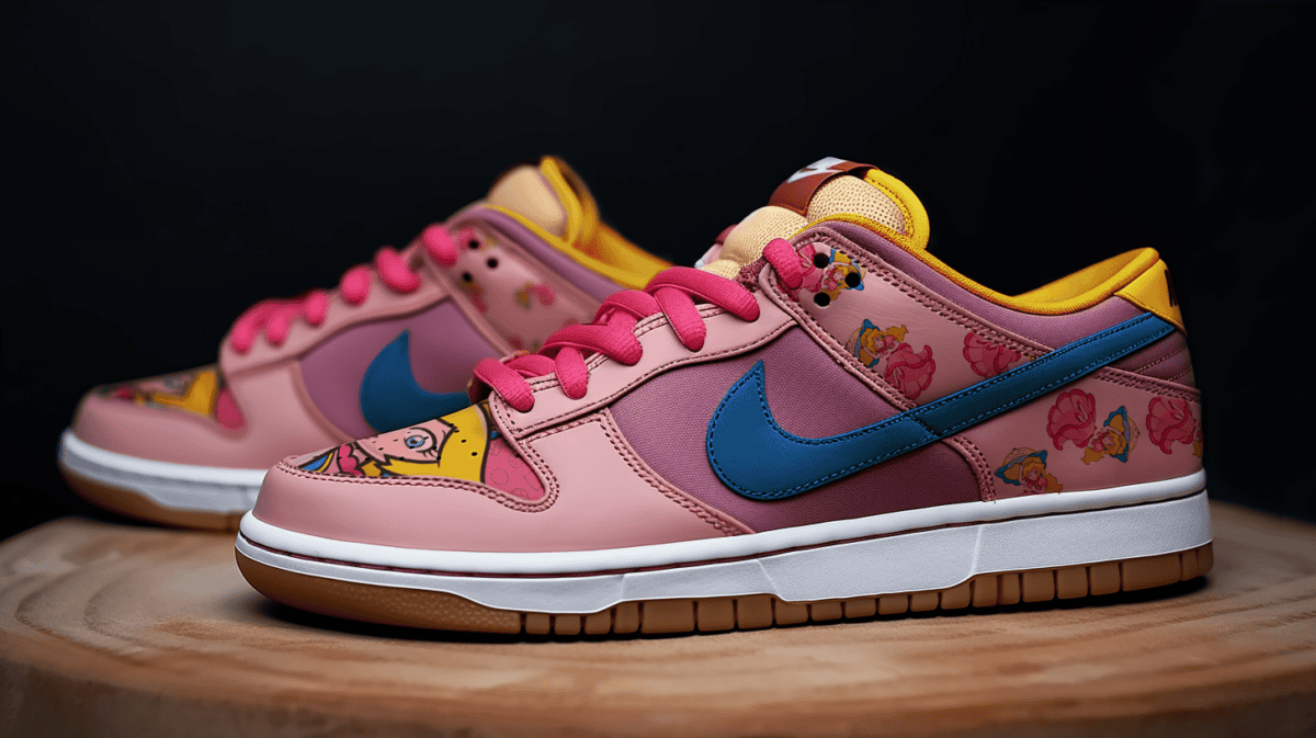 Nike-Princess-Peach-Dunk-Low-Sneakers
