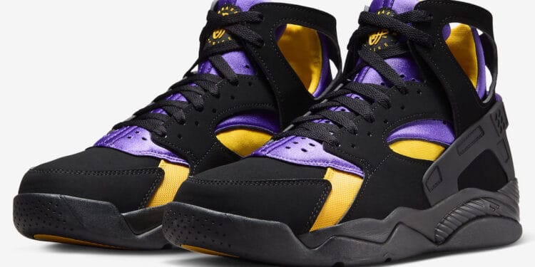 Kobe Bryant’s Nike Air Flight Huarache “Lakers Away” Sneaker Is Here