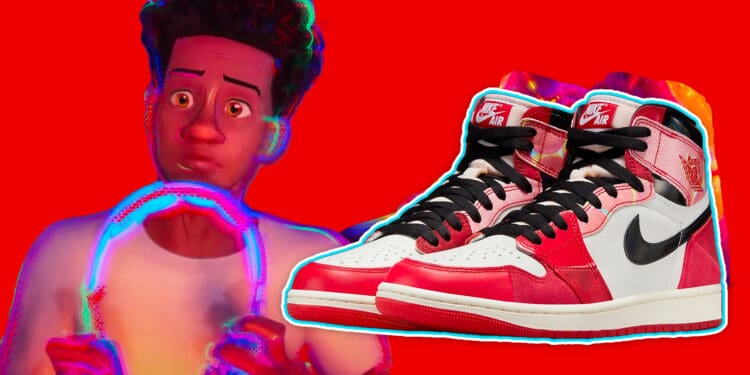 The Spider-Man: Across the Spider-Verse x Air Jordan 1 Sneaker is Almost Here