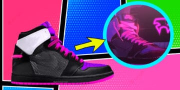 Spider Man Across The Spider Verse Prowler Air Jordan Sneakers