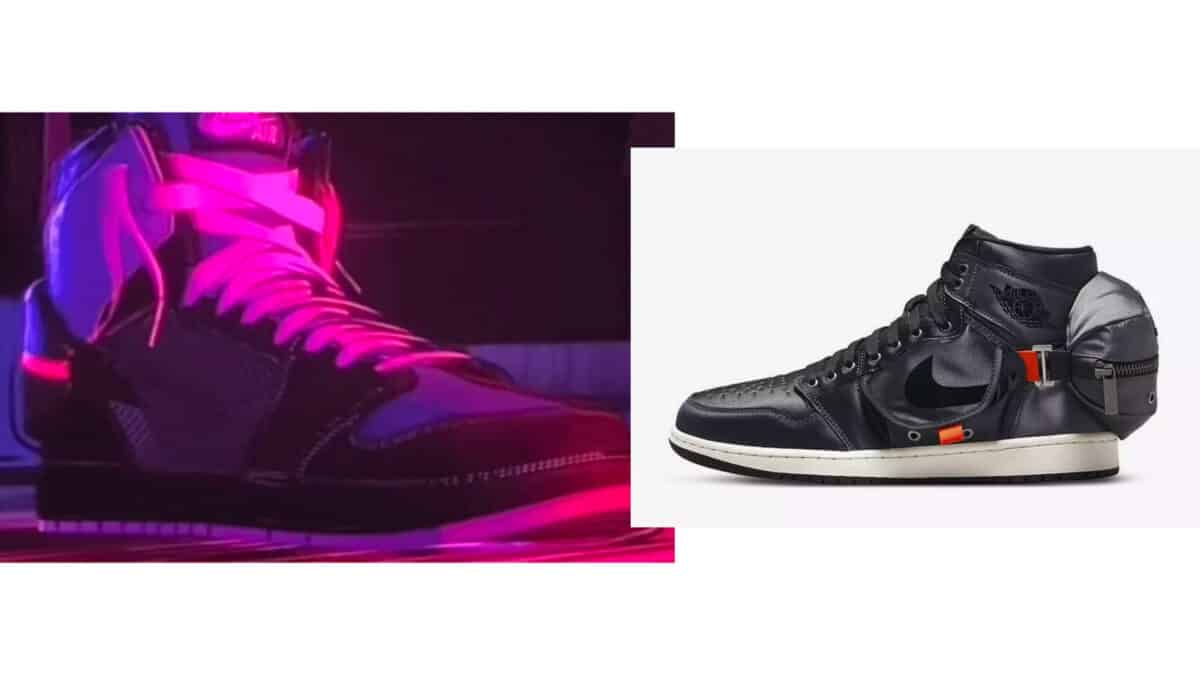 black Across The Spider-Verse Spider-Man x Nike Air Jordan 1 High “Utility Stash” sneakers