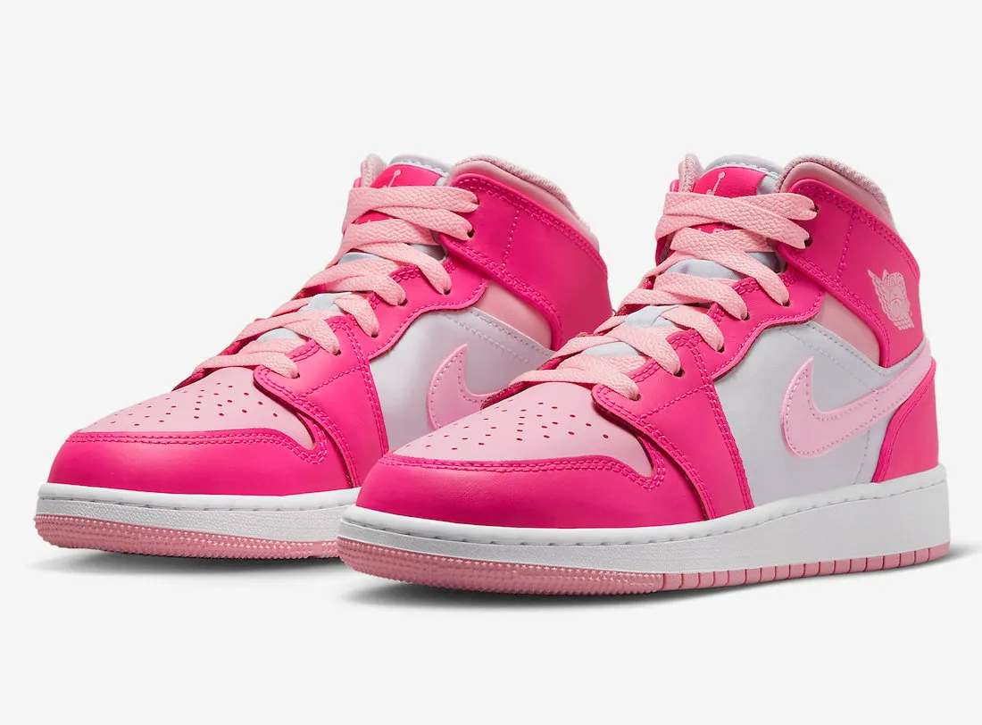 Air Jordan 1 Mid Medium "Fierce Pink"