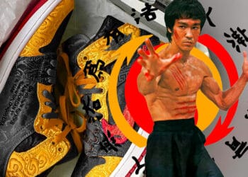Bruce Lee's Off White Satin Air Jordan 1 Lux Sneaker is Here