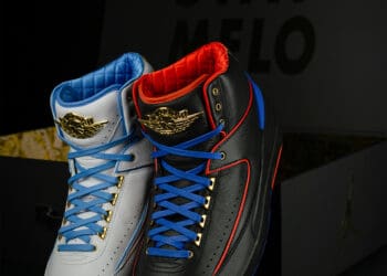 Commemorative Jordan 2 Sneakers Gifted To Carmelo Anthony