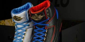 Commemorative Jordan 2 Sneakers Gifted To Carmelo Anthony