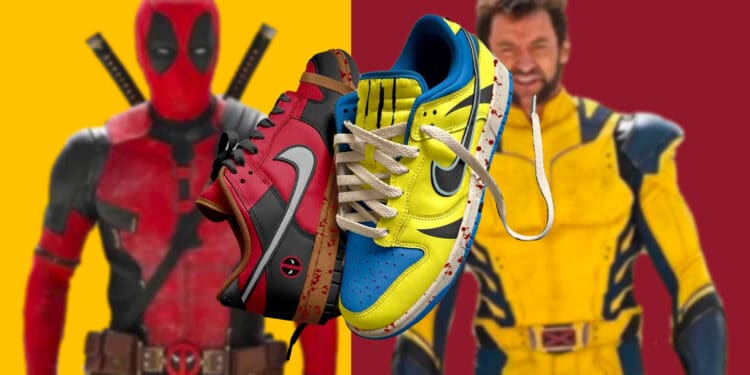Deadpool Sneakers Wolverine Sneakers