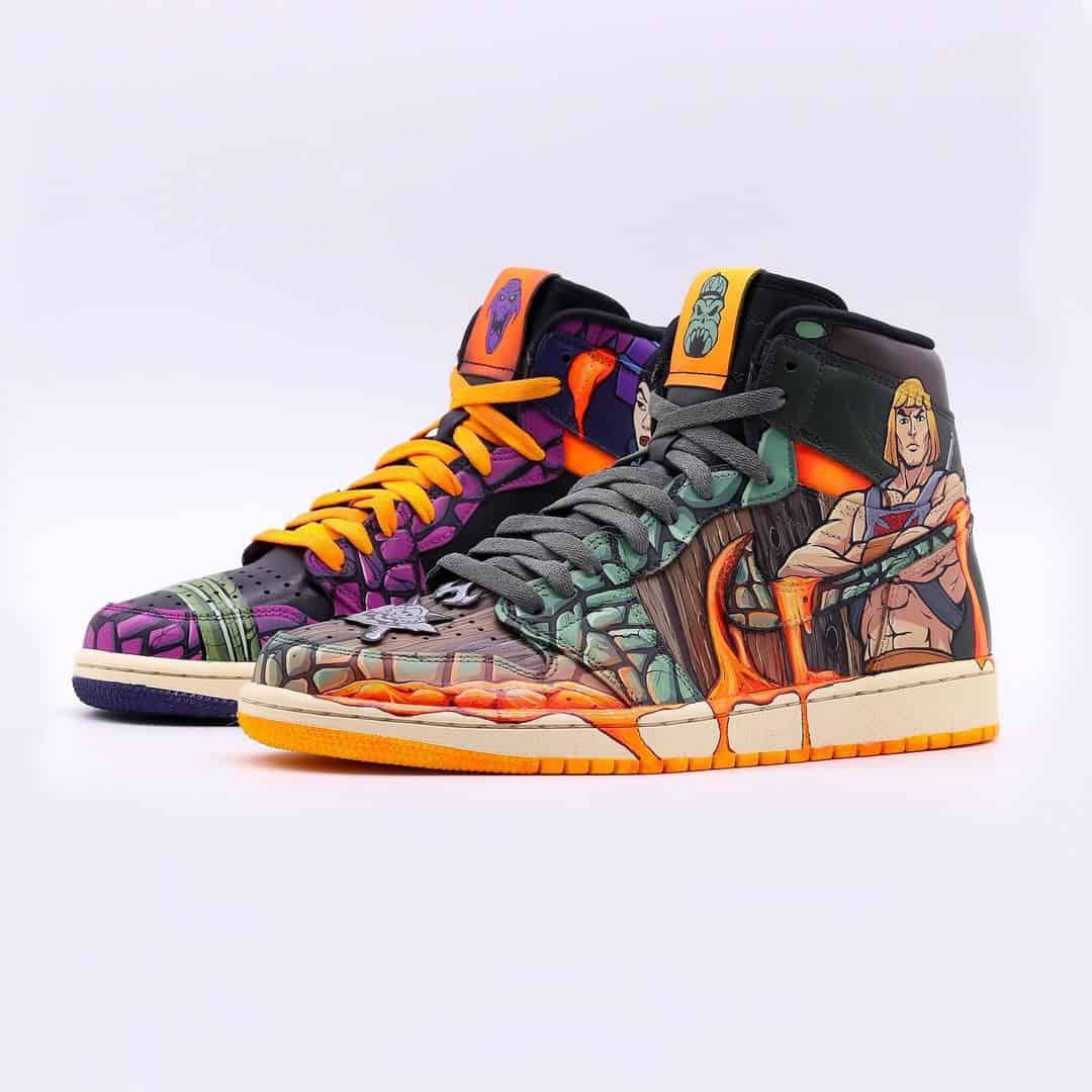 He-Man And The Masters Of The Universe Air Jordan 1 Sneaker