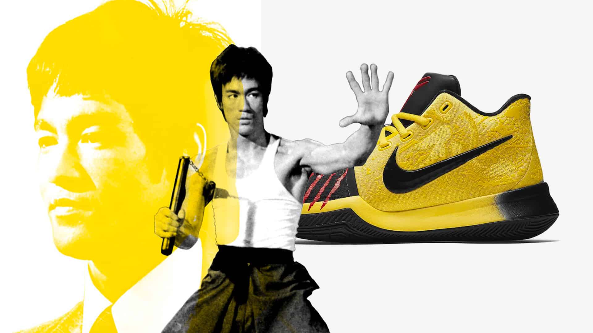 Kyrie 3 mamba mentality bruce lee edition clearance sneakers