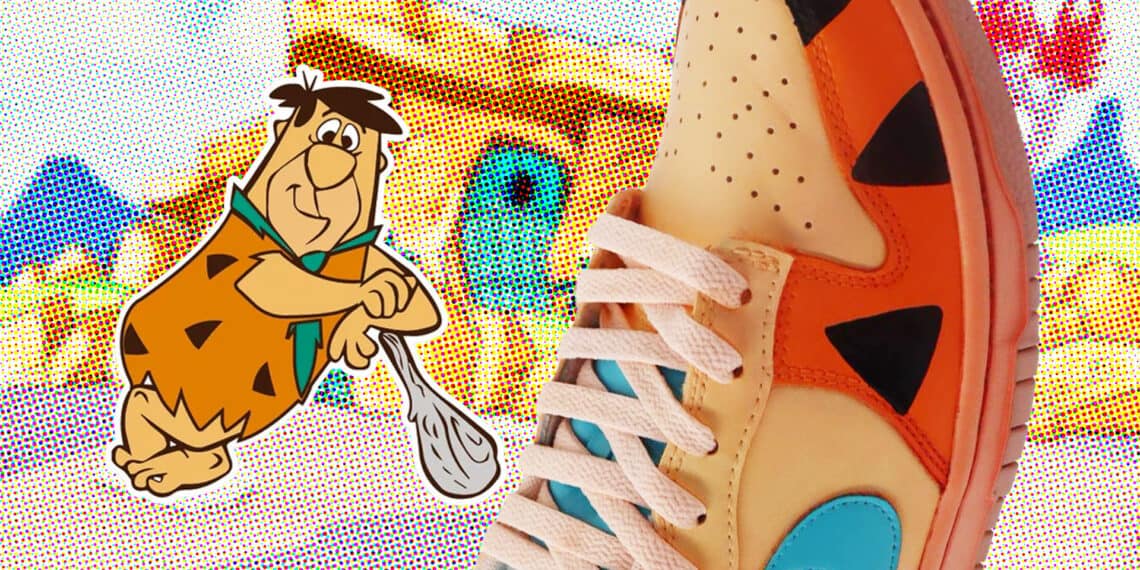 Nike Yaba Daba Flintstones Dunk Low Sneakers