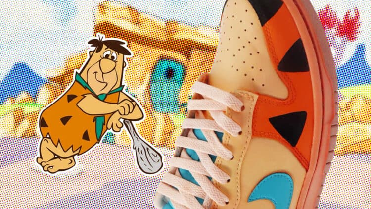 Nike Yaba Daba Flintstones Dunk Low Sneakers