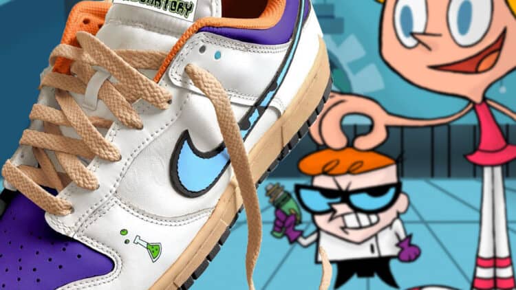 Step Into Dexters Laboratory With This Nike Dunk Low Sneaker Design