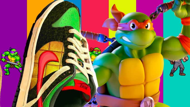 TMNT Inspired Nike Dunk Low Design