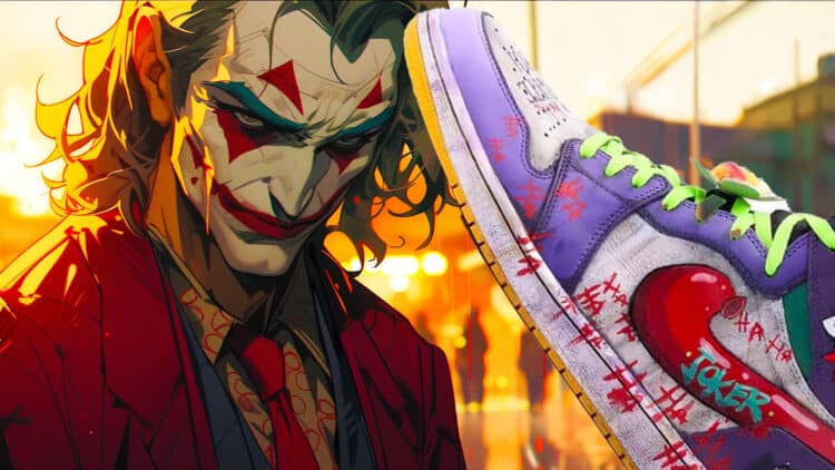 The Joker Gets His Own Air Jordan 1 Sneakers