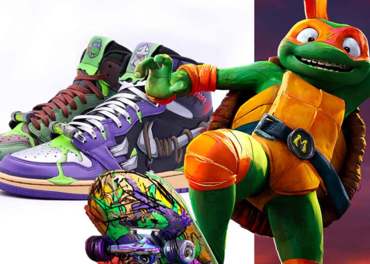 These TMNT Shredder Air Jordan 1 Sneakers Oozes Coolness