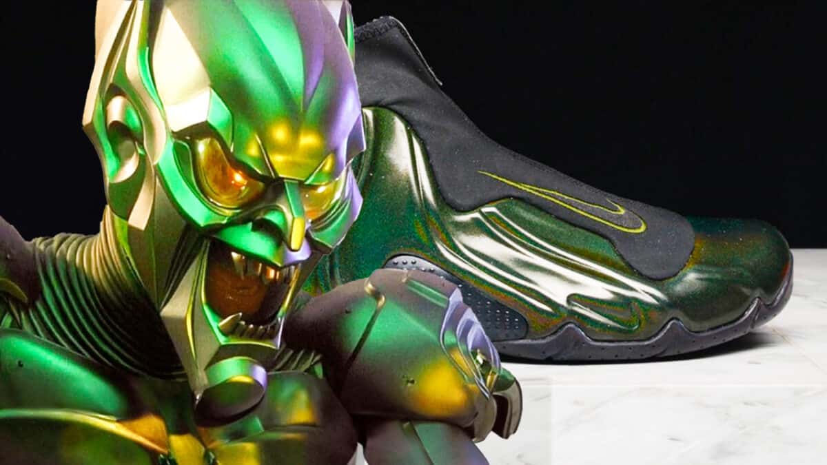 Green Goblin Wore Nike Foamposite Sneakers For Spider Man
