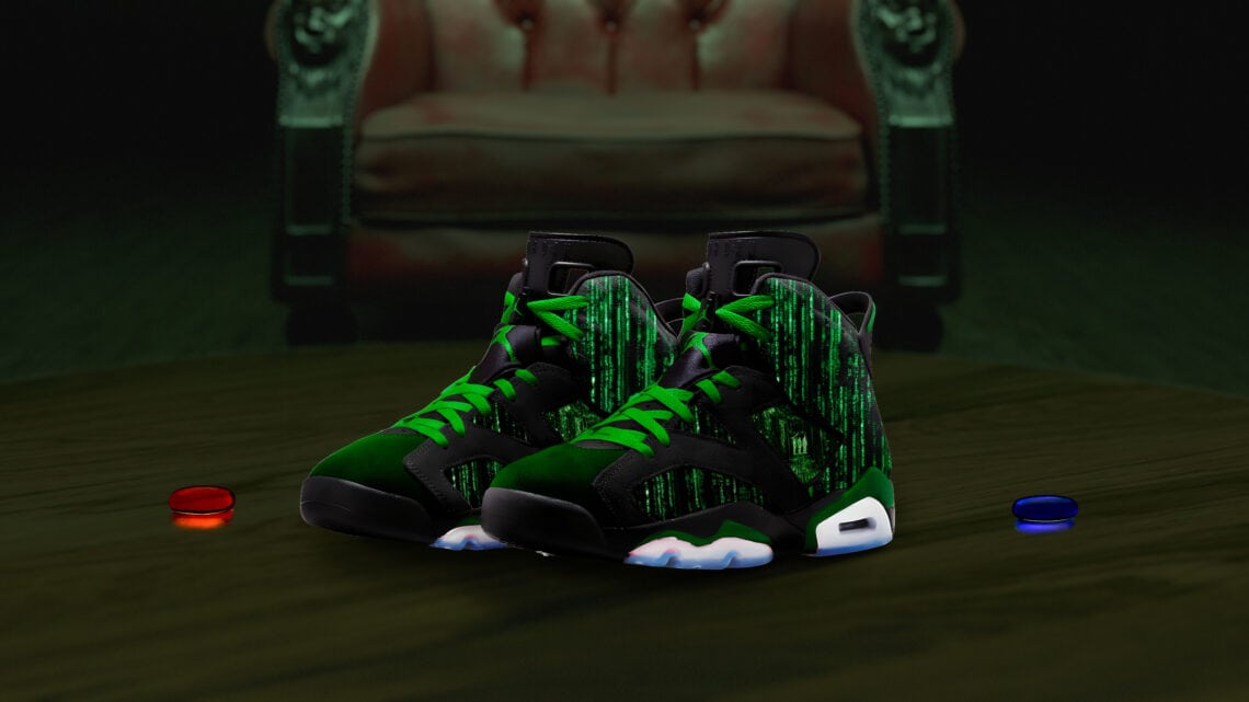 Take The Red Pill With The Matrix x Nike Air Jordan 6 Sneakers