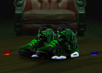 Take The Red Pill With The Matrix x Nike Air Jordan 6 Sneakers