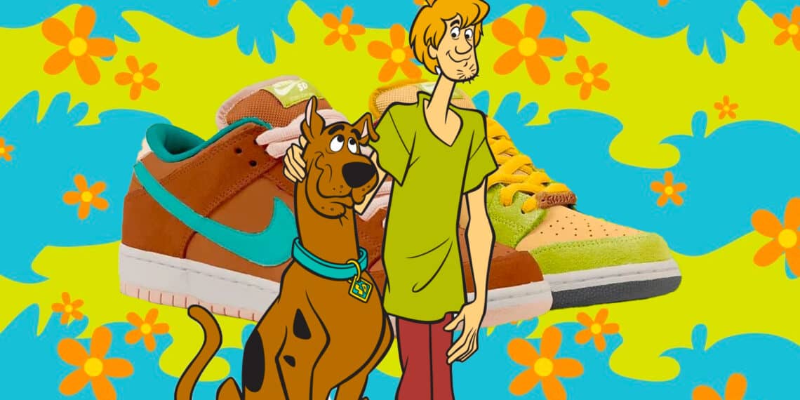 Scooby-Dooby Nike Dunk Low Sneakers