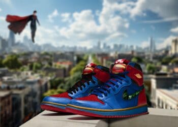 Superman Air Jordan 1 Sneakers