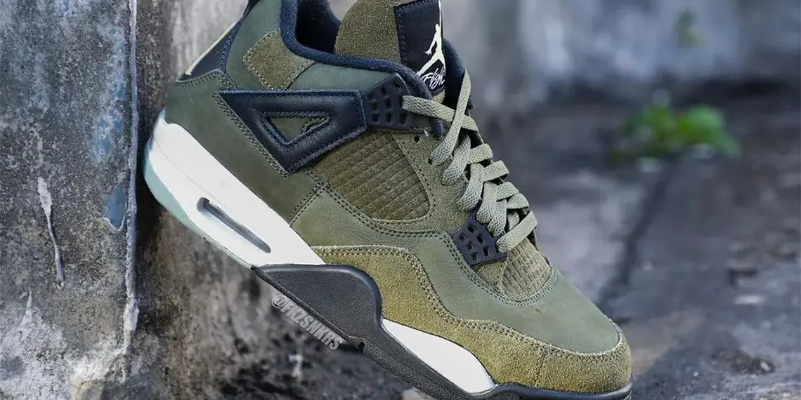 The Air Jordan 4 Craft Gets A Military Inspired "Medium Olive" Look