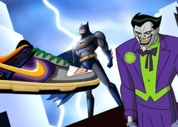 The Joker & Batman Merge For This Nike Dunk Sneaker Design