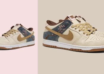 This Denim Nike Dunk Low Gives A Nod to Japanese Culture