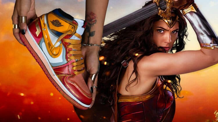 Wonder Womans Strength Shines Through In This Air Jordan 1 High Design