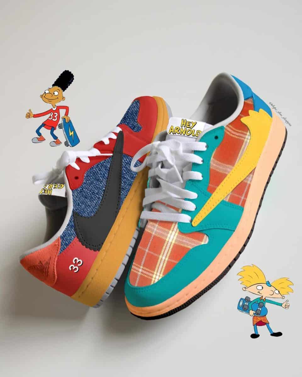 Hey Arnold! Air Jordan 1 Sneaker