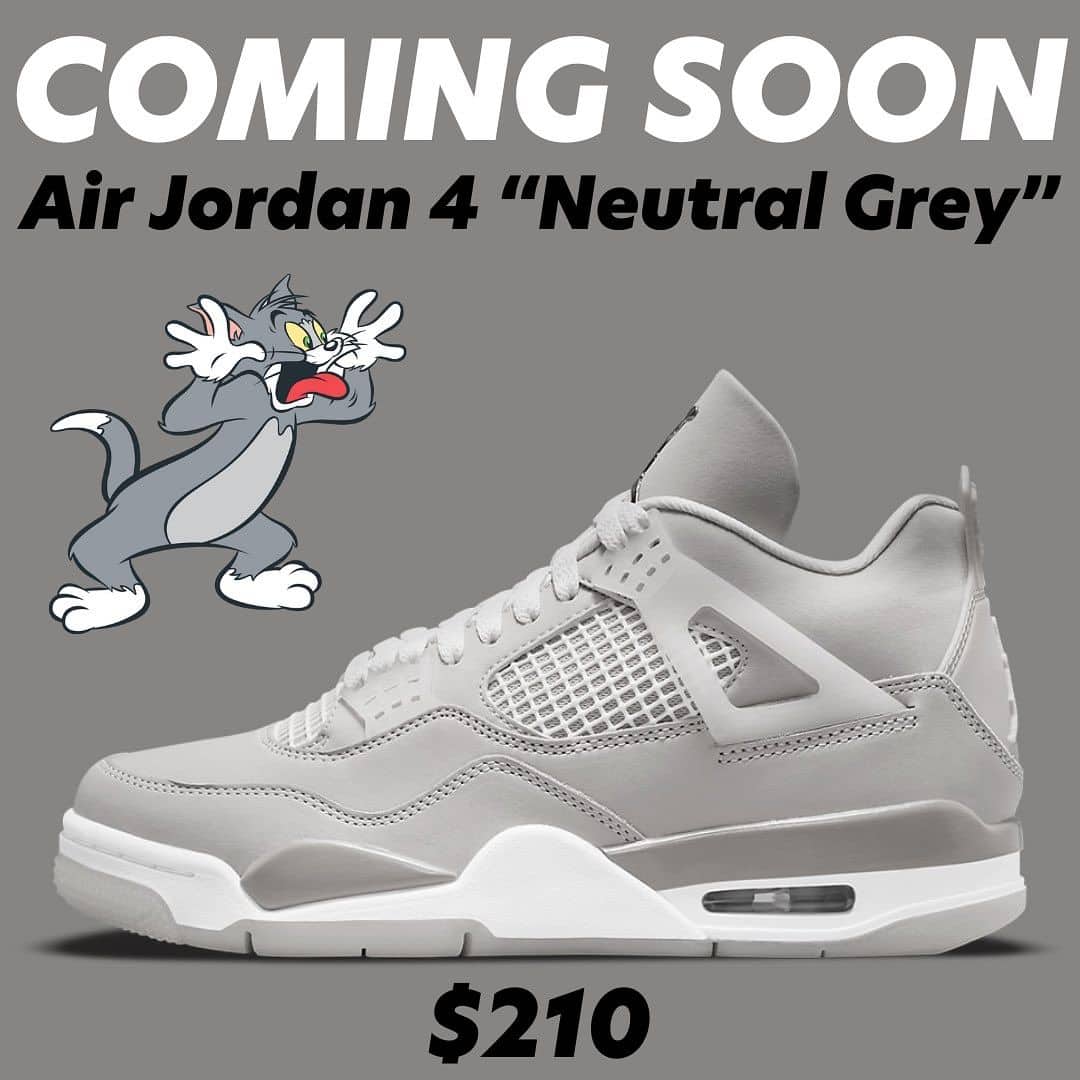 Tom & Jerry's Stylish Stomps: Air Jordan 4 "Neutral Grey" Edition