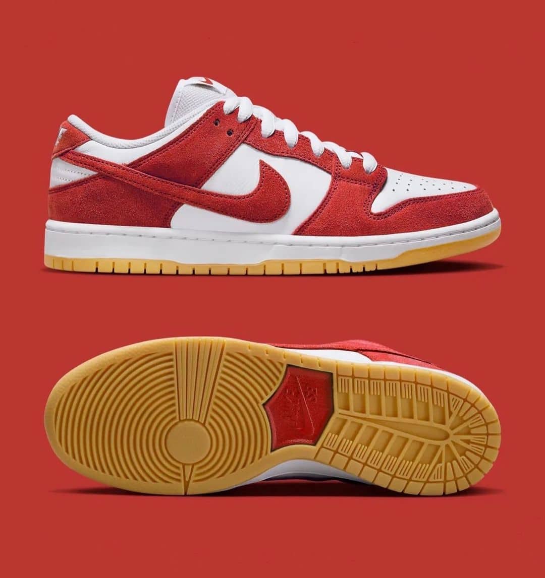 Crimson Comfort: Unveiling the Nike SB Dunk Low "Red Suede"