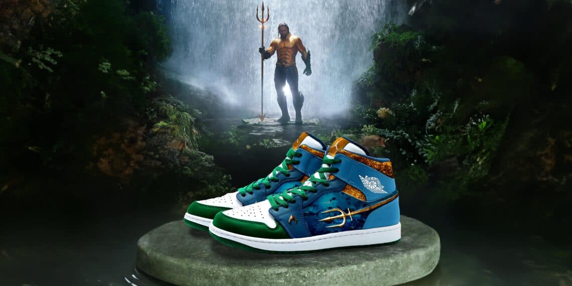 Aquaman's Nike Air Jordan 1s Make a Splash