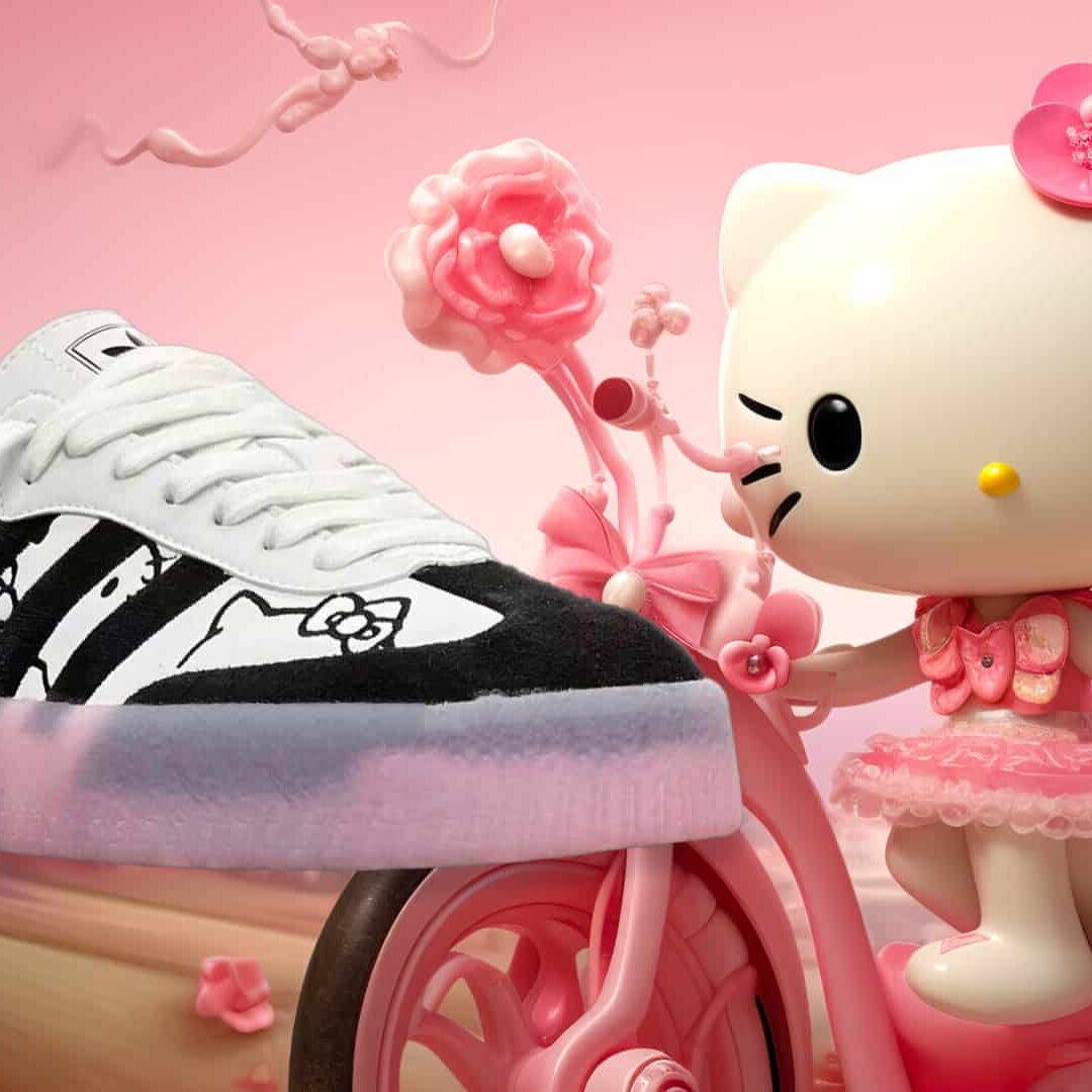 adidas gazelle silver green womens adidas Sambae Hello Kitty Shoe White/Black