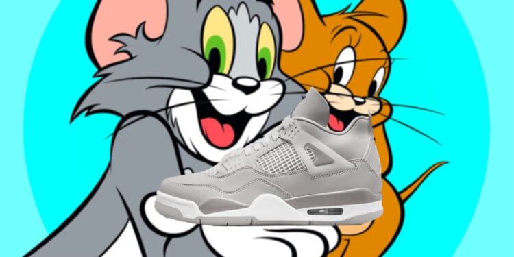 Tom Jerrys Air Jordan 4 Neutral Grey Edition Is Beautiful