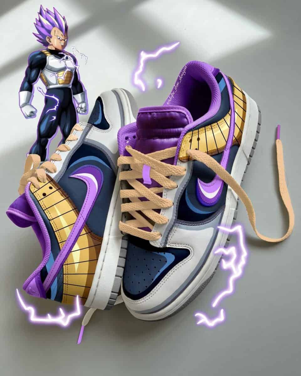 Vegeta Ultra Ego x Nike Dunk Low