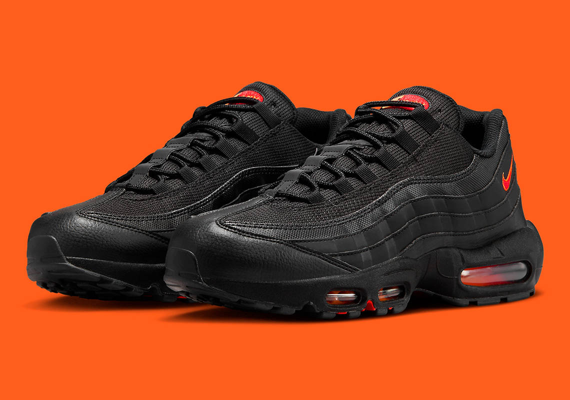 Nike Air Max 95 "Black/Red/Orange" Is A Bit Late For Halloween
