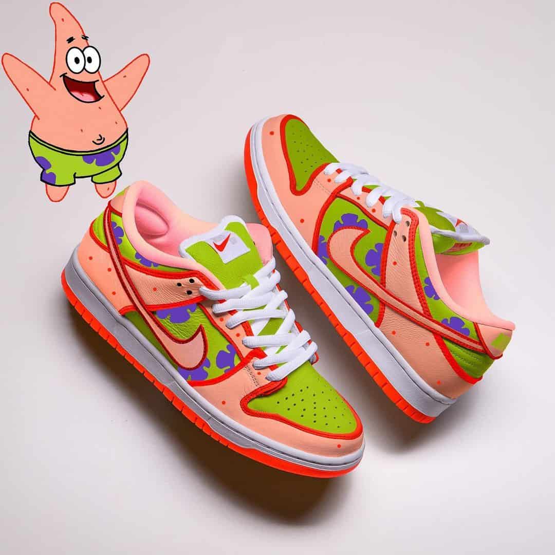 Patrick star nike store shoes