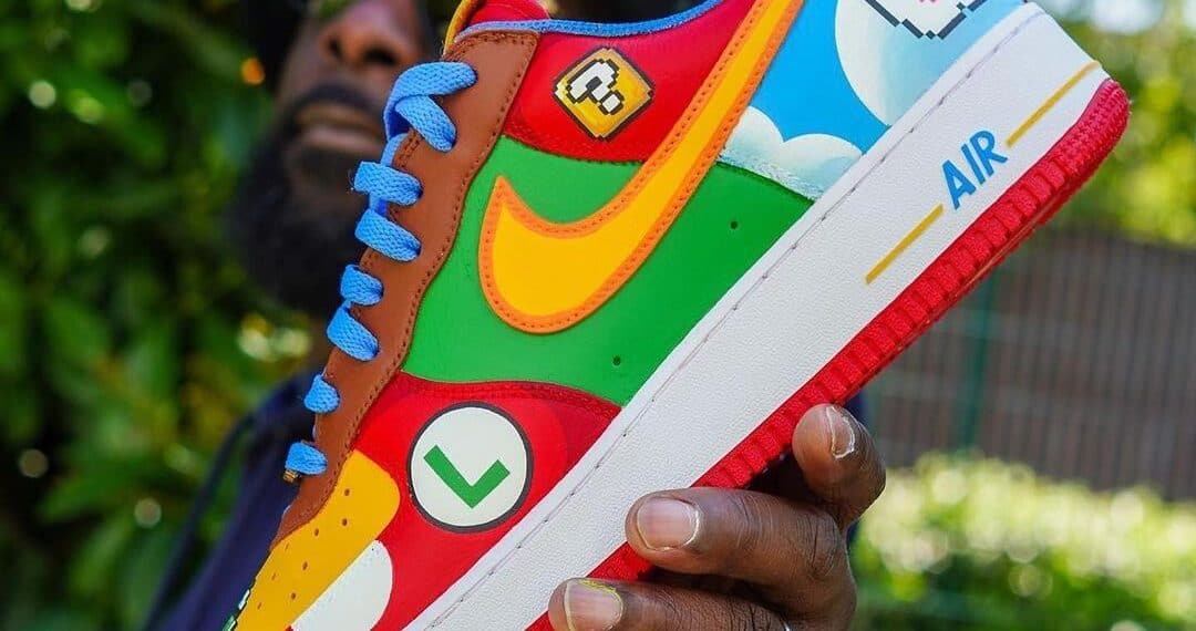 Level Up With These Mario Bros x Nike Air Force 1 Sneakers