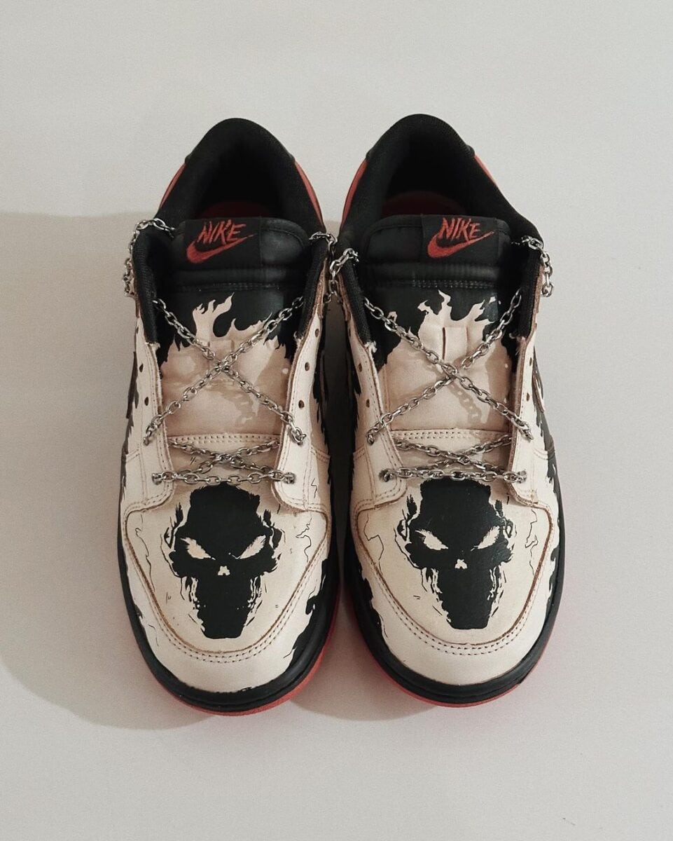 Nike Dunk Low "Ghost Rider" sneakers 