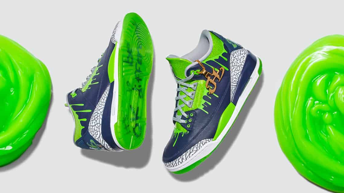Air Jordan 3 “Doernbecher” Sneakers Oozes Green Slime