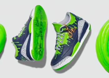 Air Jordan 3 Doernbecher Sneakers Oozes Green Slime