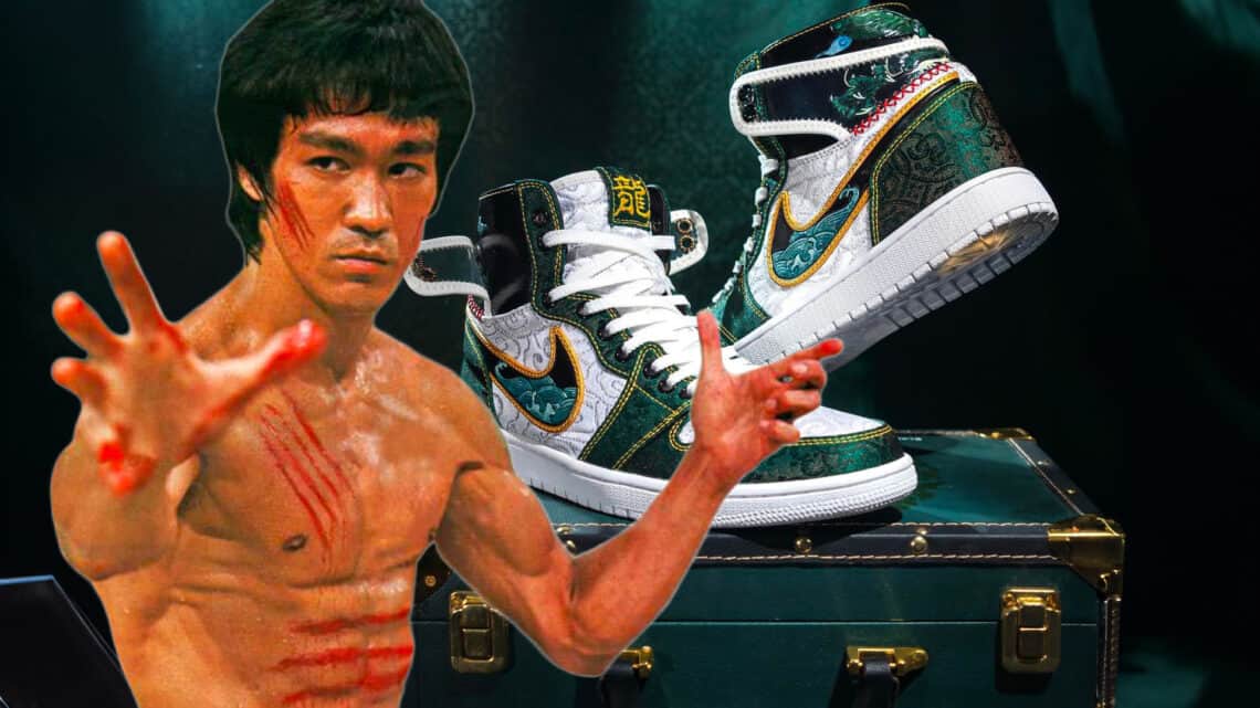 Bruce Lee Green Dragon LUX Sneakers For Fans Who Dont Love Yellow Black